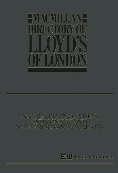 Produktbild: Macmillan Directory of Lloyd's of London
