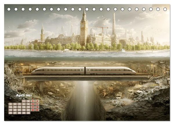 Produktbild: Below (Tischkalender 2027 DIN A5 quer), CALVENDO Monatskalender