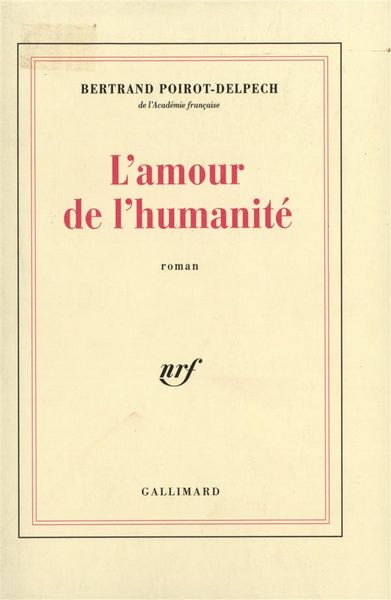 Produktbild: L'amour de l'humanit&eacute;