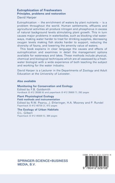 Produktbild: Eutrophication of Fresh Waters