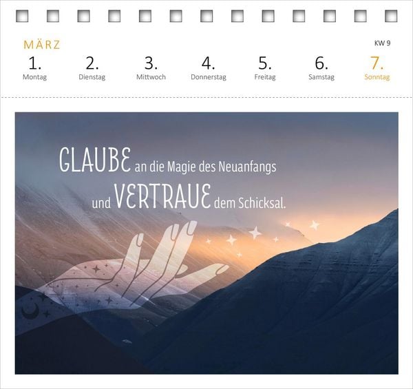 Produktbild: Postkartenkalender Mein magisches Jahr 2027