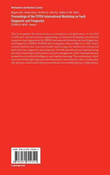 Produktbild: Proceedings of the TEPEN International Workshop on Fault Diagnostic and Prognostic
