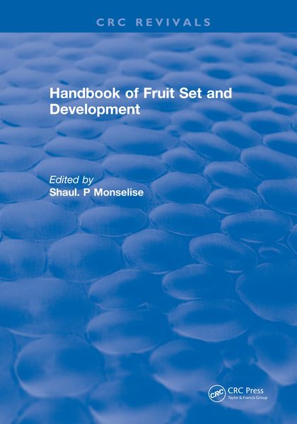 Produktbild: Handbook of Fruit Set and Development
