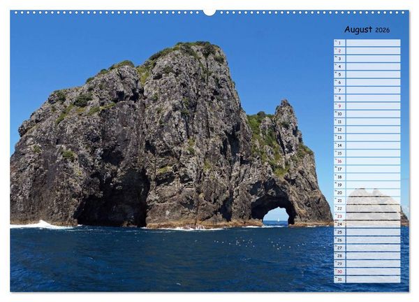 Produktbild: Kia ora, Aotearoa - Wunderbares Neuseeland (hochwertiger Premium Wandkalender 2026 DIN A2 quer), Kunstdruck in Hochglanz