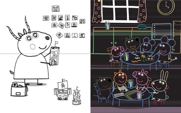 Produktbild: Peppa Pig Mein wutzig-tolles Kritzel-Kratzel-Buch