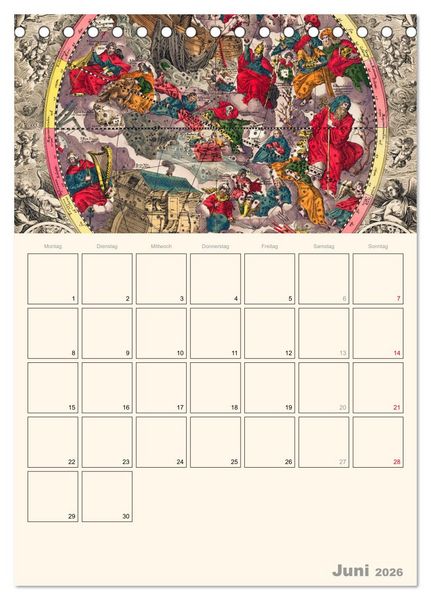 Produktbild: Zu den Sternen - mit Planerfunktion (Tischkalender 2026 DIN A5 hoch), CALVENDO Monatskalender