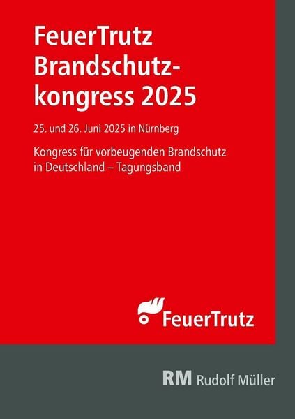 Produktbild: Tagungsband FeuerTrutz Brandschutzkongress 2025 - E-Book (PDF)