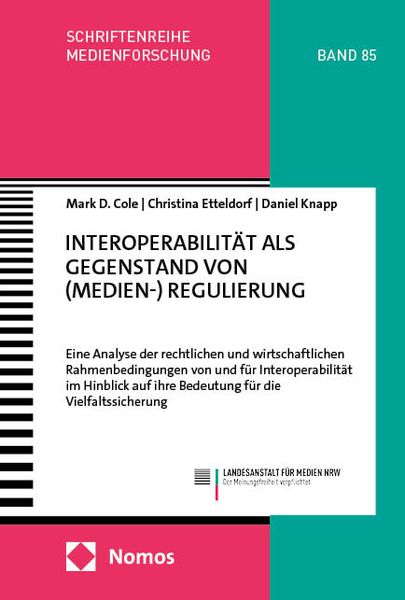 Produktbild: Interoperabilit&auml;t als Gegenstand von (Medien-) Regulierung