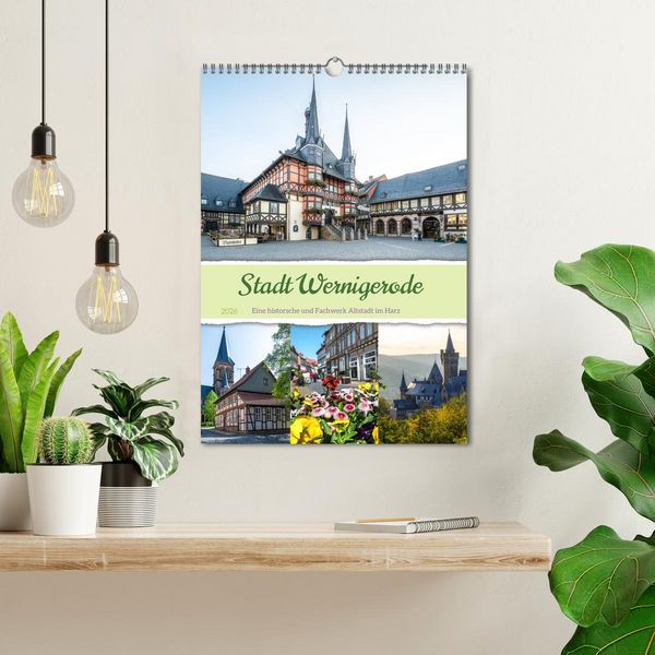 Produktbild: Stadt Wernigerode (Wandkalender 2026 DIN A3 hoch), CALVENDO Monatskalender