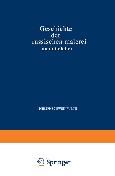 Produktbild: Geschichte der Russischen Malerei im Mittelalter