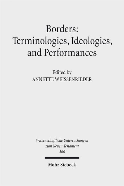 Produktbild: Borders: Terminologies, Ideologies, and Performances