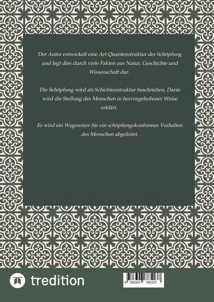 Produktbild: Sch&ouml;pfung und Zahl, Theodizee, Harmonik, Kabbala, Esoterik, Mysterium der Zahl,
