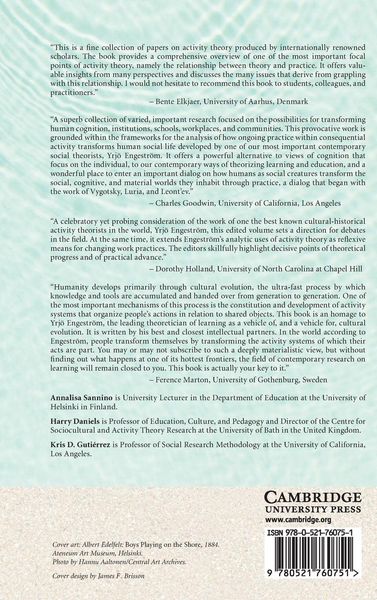 Produktbild: Learning and Expanding with Activity Theory