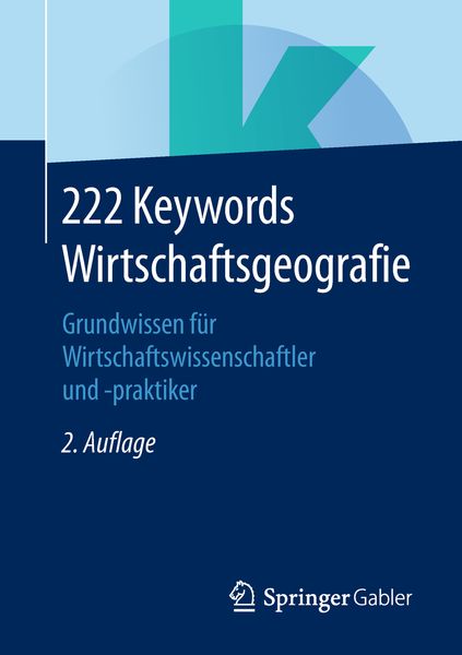 Produktbild: 222 Keywords Wirtschaftsgeografie