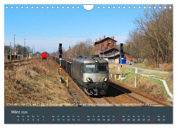 Produktbild: Mit Diesellokomotiven quer durch die Lausitz - 2026 (Wandkalender 2026 DIN A4 quer), CALVENDO Monatskalender