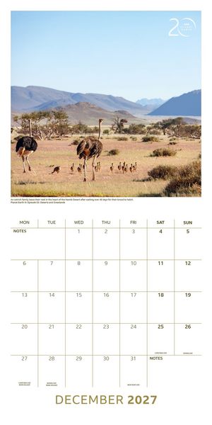 Produktbild: BBC Planet Earth III &ndash; BBC Planet Erde III 2027 &ndash; Wandkalender