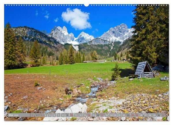 Produktbild: Die Bischofsm&uuml;tze im sch&ouml;nen Salzburger Land (hochwertiger Premium Wandkalender 2026 DIN A2 quer), Kunstdruck in Hochglanz