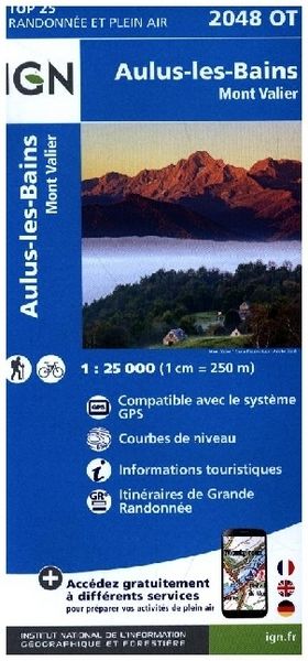 Produktbild: 2048OT Aulus les Bains 1:25000