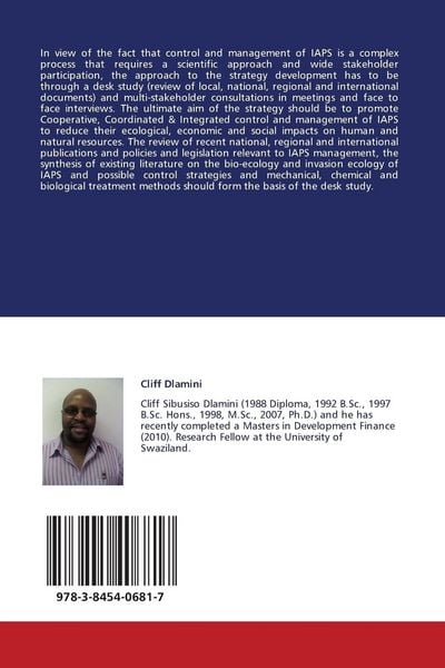 Produktbild: Invasive Alien Plants Management Framework: