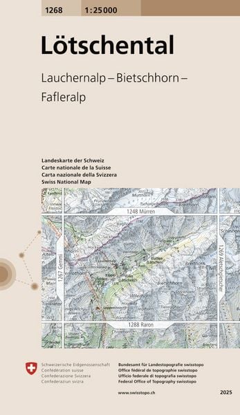 Produktbild: Swisstopo 1 : 25 000 L&ouml;tschental