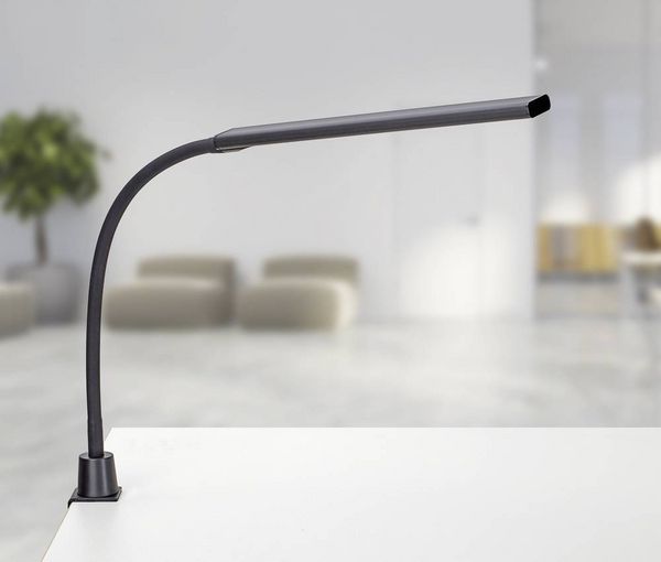Produktbild: MAUL Tischleuchte LED pirro dimmbar mit Metall-Klemmfuss, schwarz