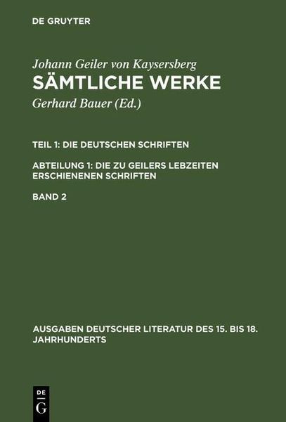 Produktbild: Die deutschen Schriften