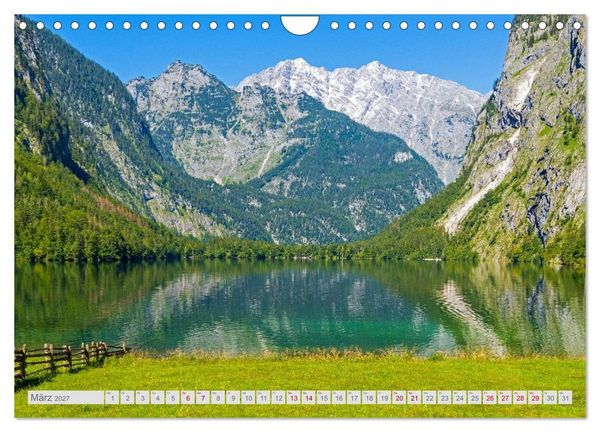 Produktbild: Malerische Bergseen in den bayerischen Alpen (Wandkalender 2027 DIN A4 quer), CALVENDO Monatskalender