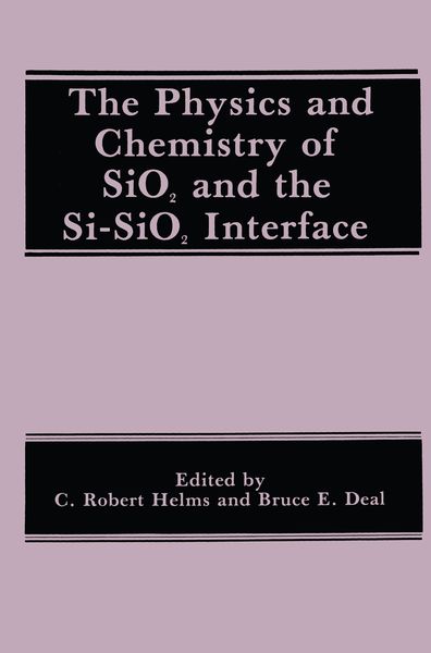 Produktbild: The Physics and Chemistry of SiO2 and the Si-SiO2 Interface