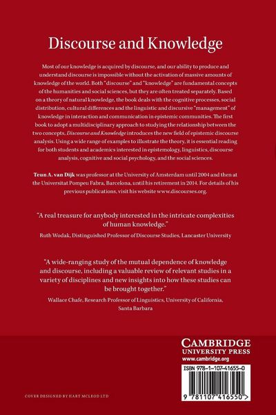 Produktbild: Discourse and Knowledge