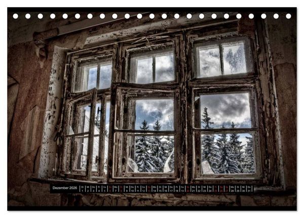 Produktbild: Lost Places, Vergessene Orte / AT-Version (Tischkalender 2026 DIN A5 quer), CALVENDO Monatskalender