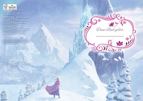 Produktbild: Disney Die Eisk&ouml;nigin: Mein Anna-Freundebuch