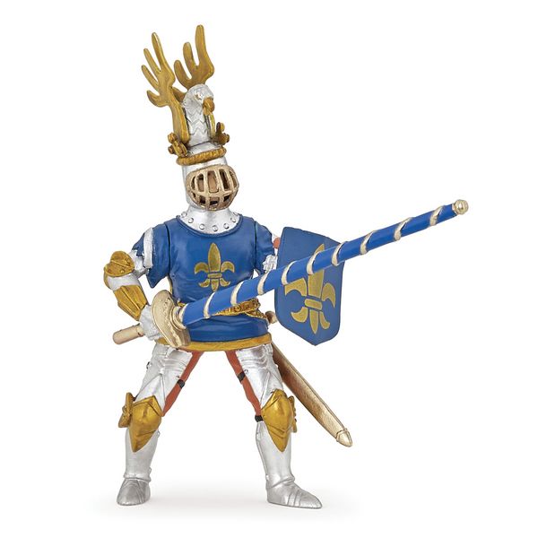 Produktbild: Spielfigur Ritter Lilie blau 11cm