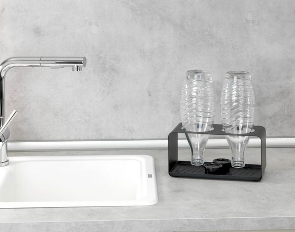 Produktbild: Flaschenhalter Mod. Wave, f&uuml;r 2 Flaschen