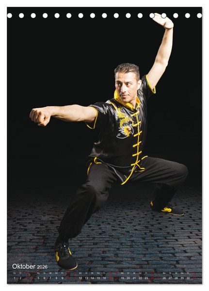 Produktbild: Kung Fu, Martial Art (Tischkalender 2026 DIN A5 hoch), CALVENDO Monatskalender