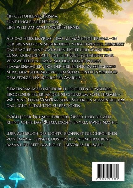 Produktbild: Die Chroniken von Enyria &ndash; Band 1 &ndash; Der Aufbruch des Lichts: High-Fantasy-Abenteuer um ein gestohlenes magisches Prisma