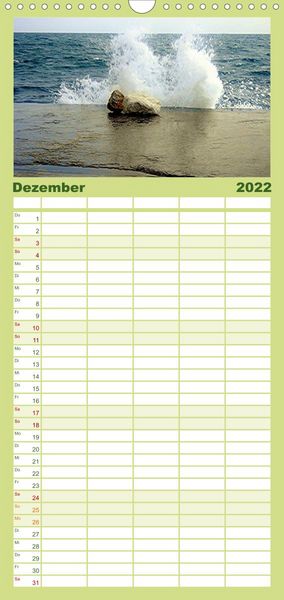 Produktbild: Familienplaner Bulgarien, von Varna bis zum Kap Kaliakra (Wandkalender 2022 , 21 cm x 45 cm, hoch)