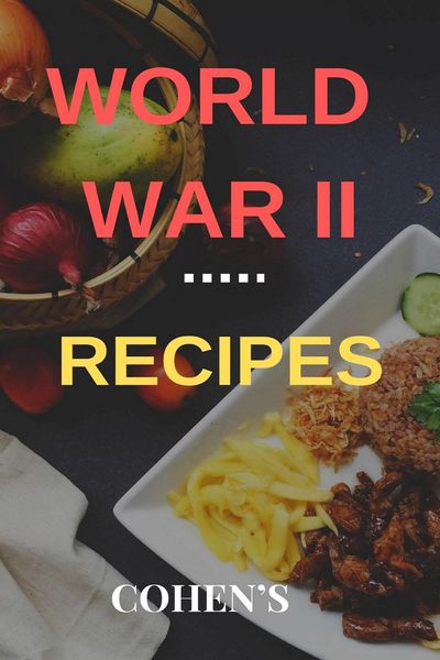 Produktbild: World War II Recipes