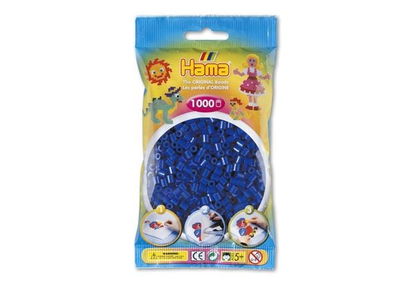 Hama Perlen blau, 1000 Stück