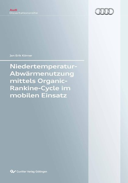 Produktbild: Niedertemperatur-Abw&auml;rmenutzung mittels Organic-Rankine-Cycle im mobilen Einsatz