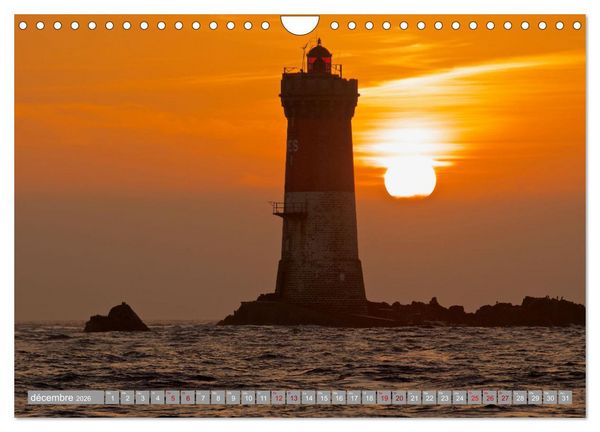 Produktbild: Phare des Pierres Noires (Calendrier mural 2026 DIN A4 vertical), CALVENDO calendrier mensuel
