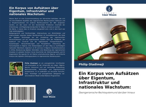 Ein Korpus von Aufsätzen über Eigentum, Infrastruktur und nationales Wachstum:, Taschenbuch von Philip Oladimeji, Verlag Unser Wissen, 9786204117720