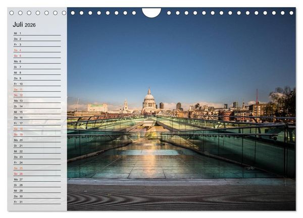 Produktbild: Wundervolles London (Wandkalender 2026 DIN A4 quer), CALVENDO Monatskalender