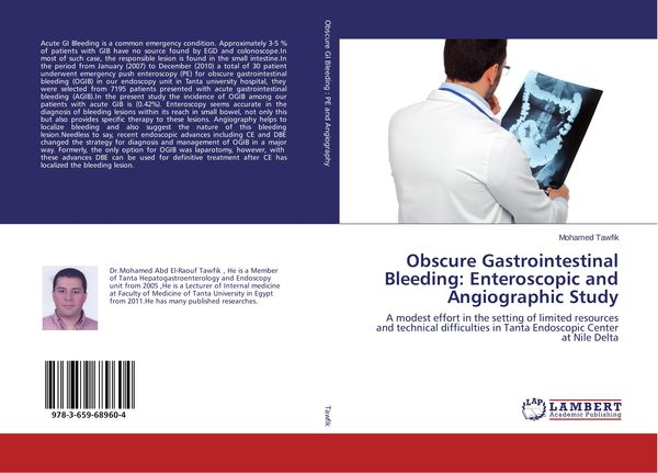 Produktbild: Obscure Gastrointestinal Bleeding: Enteroscopic and Angiographic Study