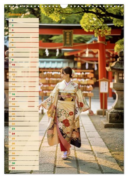 Produktbild: Japanische Lebensart (Wandkalender 2027 DIN A3 hoch), CALVENDO Monatskalender