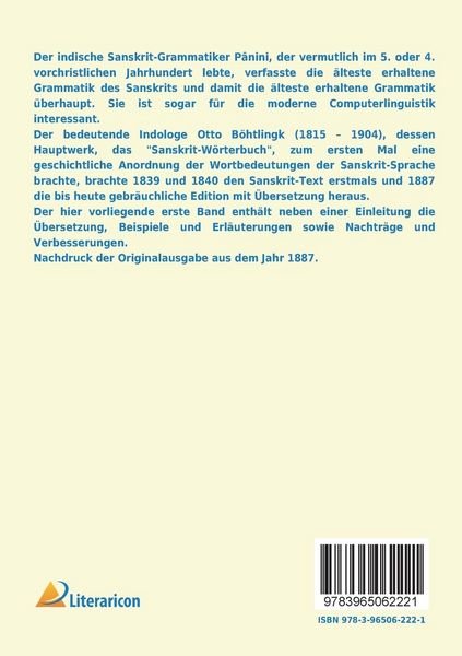 Produktbild: P&acirc;ninis Grammatik