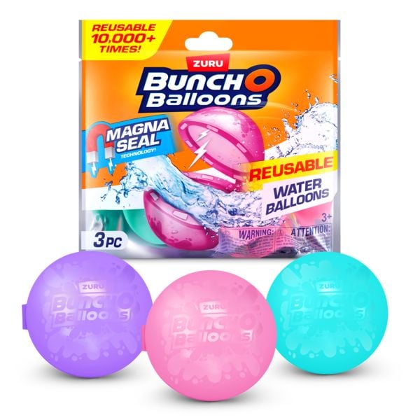 Produktbild: Bunch O Balloons wiederverwendbare Wasserballons 3er Pack