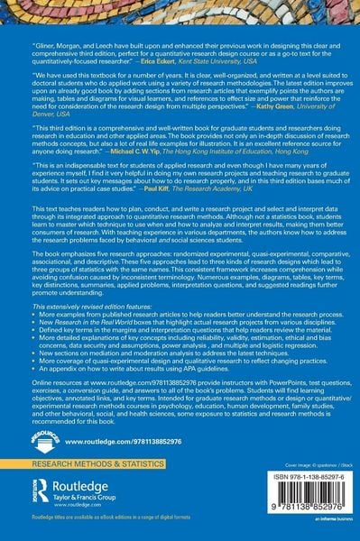 Produktbild: Research Methods in Applied Settings