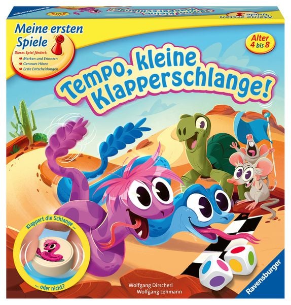 Produktbild: Tempo, kleine Klapperschlange! - Kinderspiel ab 4 Jahre