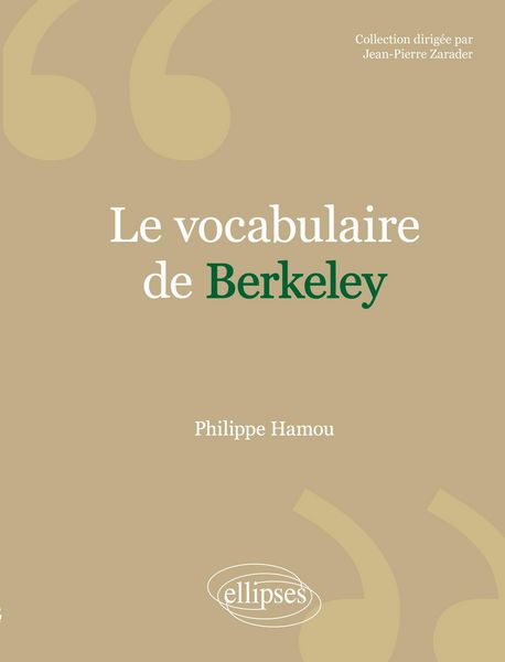 Produktbild: Vocabulaire de Berkeley (Le)