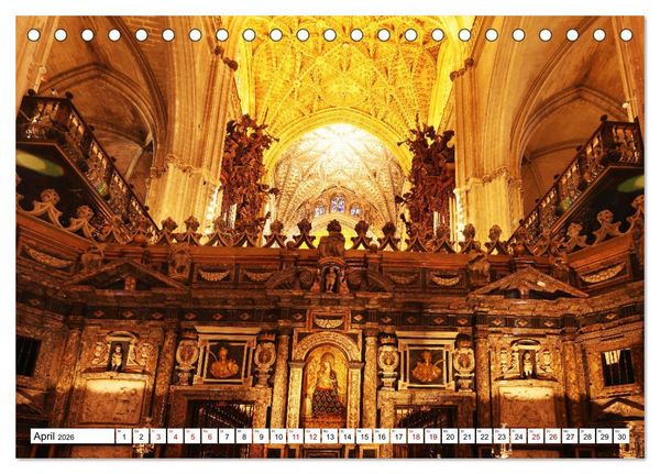 Produktbild: Santa Mar&iacute;a de la Sede (Tischkalender 2026 DIN A5 quer), CALVENDO Monatskalender